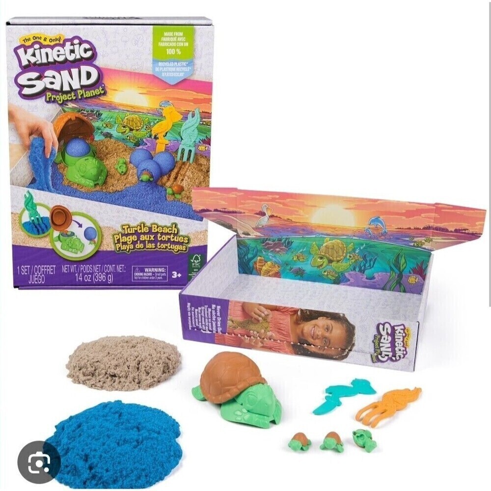 Kinetic Sand Project Planet Turtle Beach Set - Picture 4 of 5